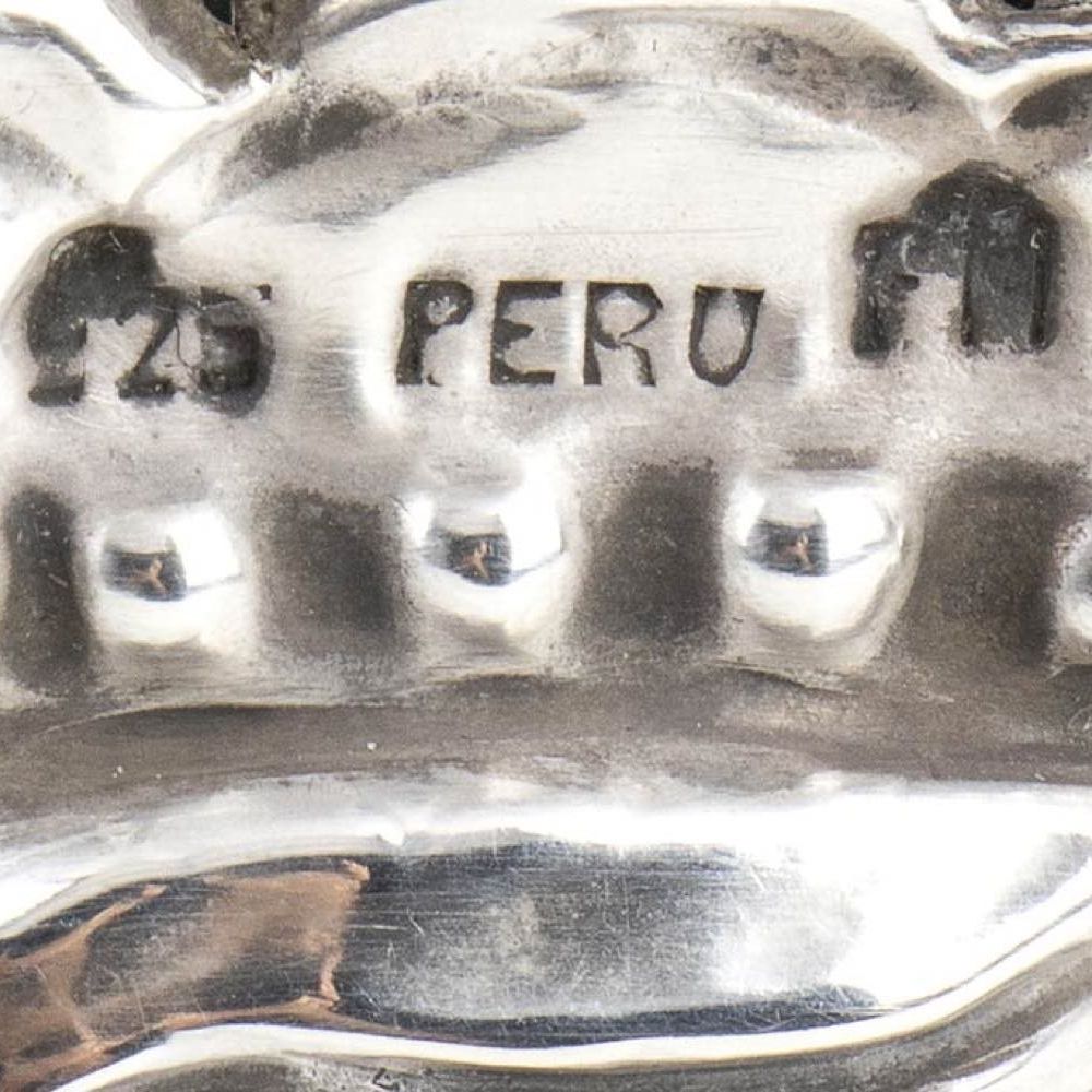 Cornice Peruviana in Argento - Lima Inzio XX Secolo