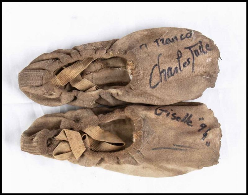 Jude, Charles ( - 25 Luglio 1953) Scarpe da Danza Autografate