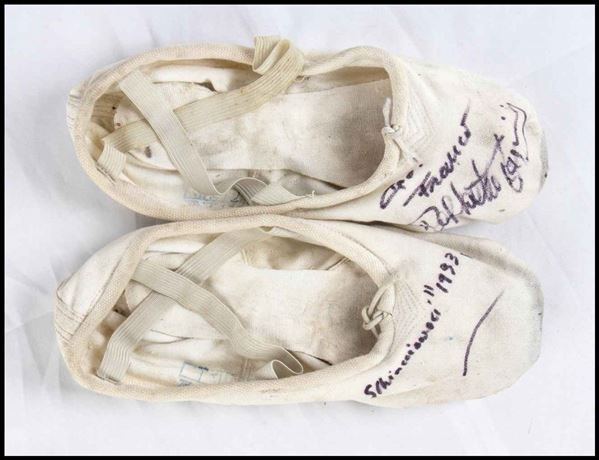 Paganini, Raffaele (Roma, 28 settembre 1958) - Signed dance shoes...