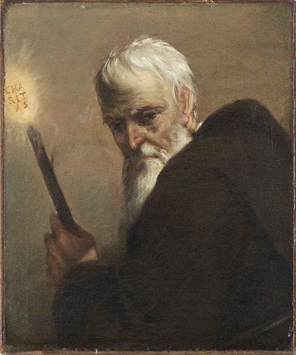 San Francesco di Paola...  - Asta Dipinti e disegni antichi. Secoli XVI-XIX - Bertolami Fine Art - Casa d'Aste