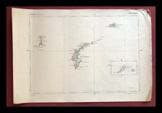 Isole Ponze, 1877...  - Asta Stampe antiche, moderne e carte geografiche - Bertolami Fine Art - Casa d'Aste