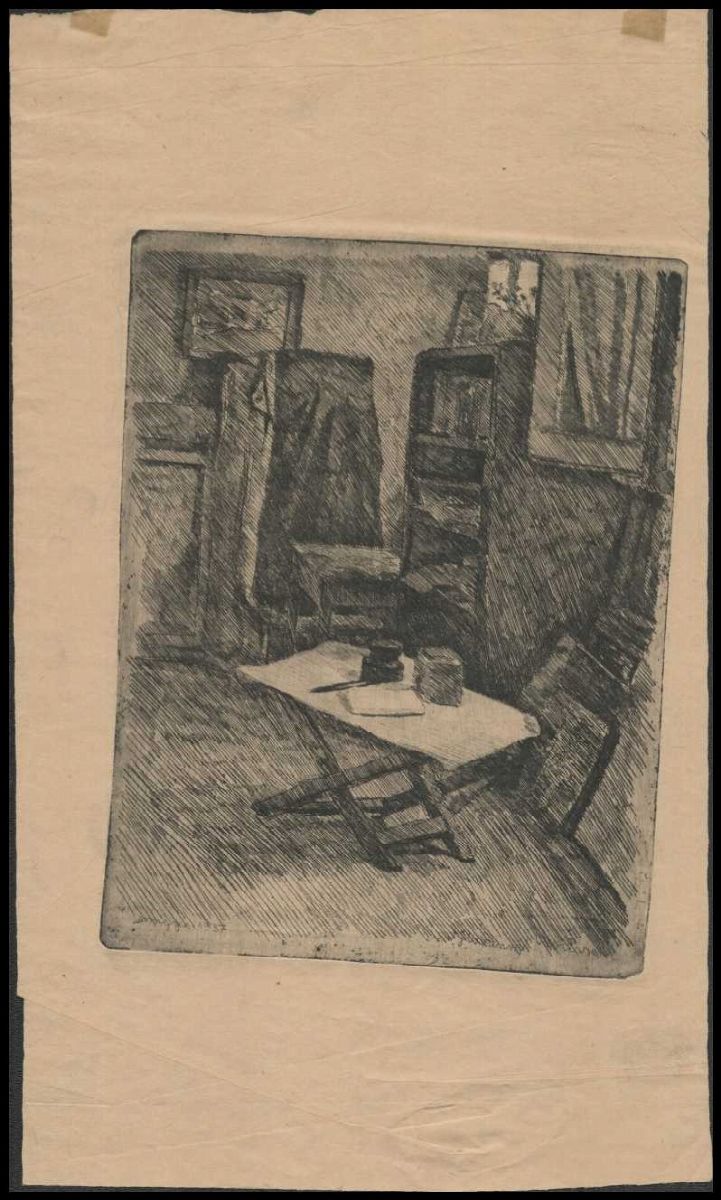 Interno dello studio d'artista, 1937 - Auction Stampe antiche, moderne e  carte geografiche - Bertolami Fine Art 