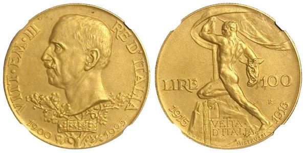 REGNO D'ITALIA. Vittorio Emanuele III (1900-1943). 100 lire 1925 "Vetta d'Itali...  - Asta Monete e medaglie moderne Italiane ed Estere - Bertolami Fine Art - Casa d'Aste