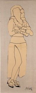 Figura Femminile con Ukulele