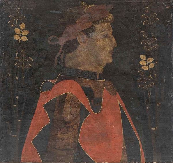 Ritratto di condottiero di profilo...  - Auction Dipinti e disegni antichi. Secoli XVI-XIX - Bertolami Fine Art - Casa d'Aste