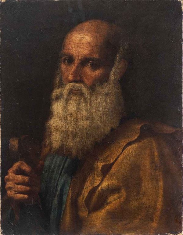 SCUOLA BOLOGNESE, PRIMA MET&#192; XVII SECOLO : San Paolo Apostolo...  - Auction Dipinti e disegni antichi. Secoli XVI-XIX - Bertolami Fine Art - Casa d'Aste