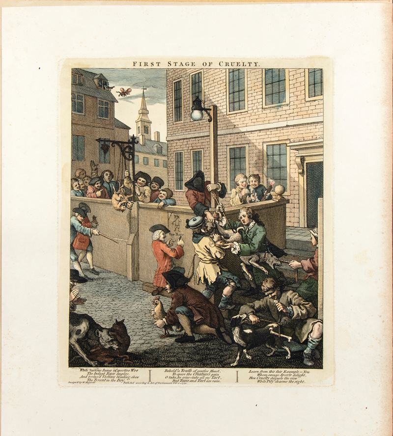 William Hogarth - First Stage Of Cruelty