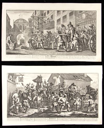 Hudibras Encounters The Skimmington | Burning Ye Rumps At Temple Barr
