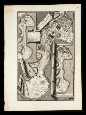 Giovanni Battista Piranesi : Tavola IV da "Il Campo Marzio dell' Antica Roma"...  - Auction Stampe antiche, moderne e carte geografiche - Bertolami Fine Art - Casa d'Aste