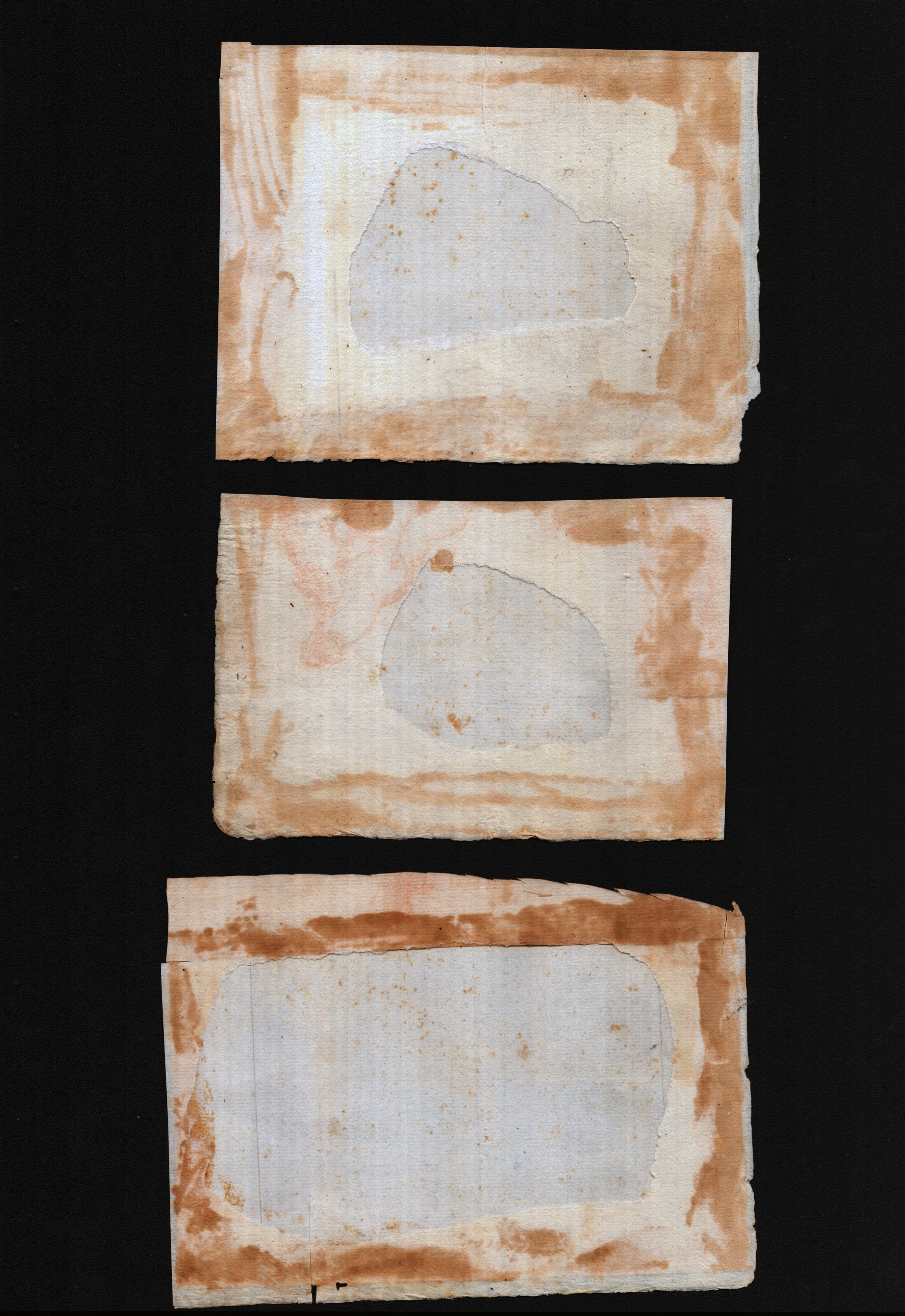 Gruppo di cinque fogli sciolti a tema mitologico