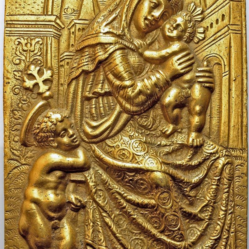 Andrea Contucci Sansovino - Madonna Col Bambino e San Giovannino