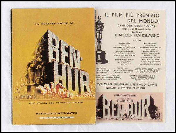 Propaganda brochure...  (Memorabilia Spettacolo, Cinematografia...)  - Auction Memorabilia. History & Movie - Bertolami Fine Art - Casa d'Aste