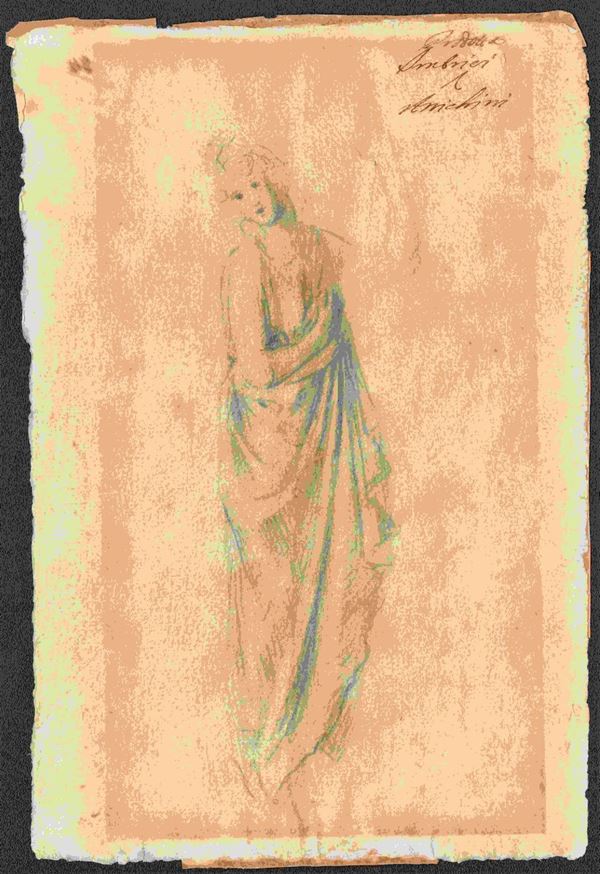 ARTISTA NEOCLASSICO, FINE XVIII - INIZIO XIX SECOLO : Ninfa ...  - Auction Dipinti e disegni antichi. Secoli XVI-XIX - Bertolami Fine Art - Casa d'Aste