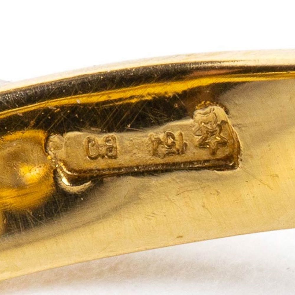 Anello in Oro con Tre Diamanti ...