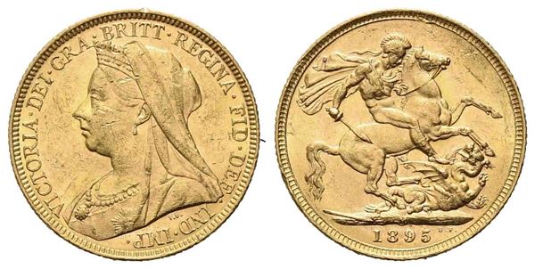 AUSTRALIA. Vittoria (1837-1901). Sterlina 1895. Au (7,99 g). SPL+...