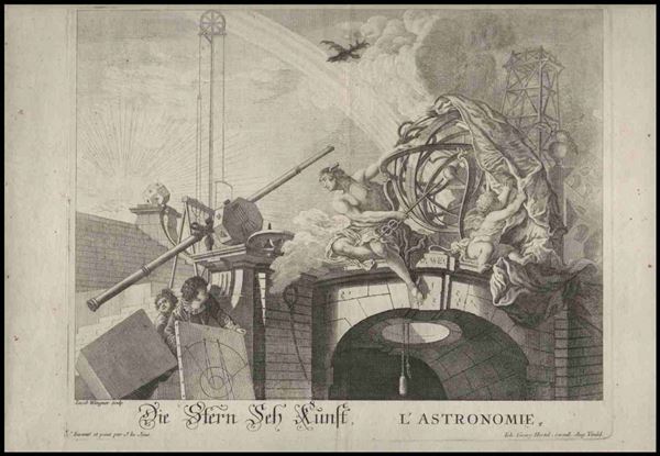 Jakob Wangner (1703 c. -c.1781) da Jacques de Lajoue (1686-1761) - L'astronomie...