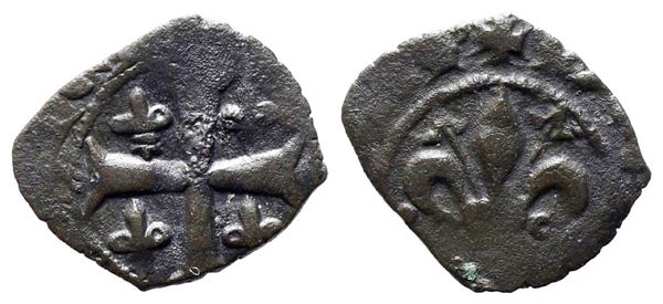 MESSINA. Regno di Sicilia. Carlo I d'Angiò (1266-1282). Denaro. Mi (0,43 g). MI...