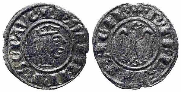 MESSINA. Regno di Sicilia. Federico II (1197-1250). Denaro. Coniato nel 1243. M...