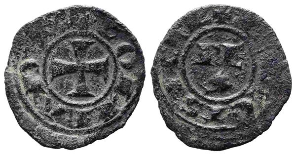 BRINDISI. Corrado I (1250-1254). Denaro. Mi (0,68 g). Tipologia di denaro attri...  - Auction Monete e medaglie moderne Italiane ed Estere - Bertolami Fine Art - Casa d'Aste