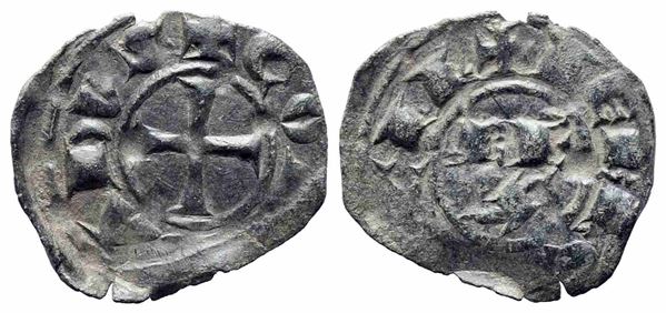 BRINDISI. Corrado I (1250-1254). Mezzo Denaro. Mi (0,39 g). MIR 309. CNI 215.30...  - Auction Monete e medaglie moderne Italiane ed Estere - Bertolami Fine Art - Casa d'Aste