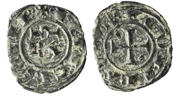 BRINDISI. Corrado I (1250-1254). Denaro. Mi (0,62 g). Tipologia di denaro attri...