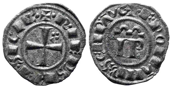 MESSINA. Regno di Sicilia. Federico II (1197-1250). Denaro. Coniato nel 1246. M...