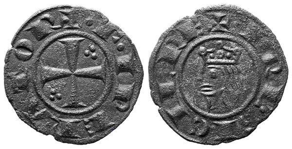 MESSINA. Regno di Sicilia. Federico II (1197-1250). Denaro. Coniato nel 1225. M...