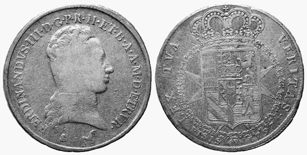 FIRENZE. Granducato di Toscana. Ferdinando III di Lorena (1791-1824). Francesco...