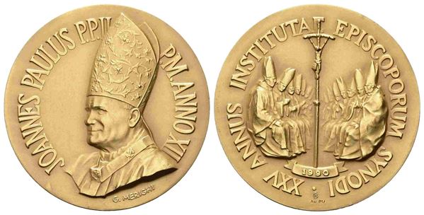 CITTA' DEL VATICANO. Giovanni Paolo II (1978-2005). Trittico di medaglie...