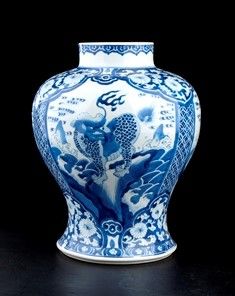 VASO A BALAUSTRO IN PORCELLANA 'BIANCO E BLU' - Asta Arte Asiatica e  Tribale - Bertolami Fine Art 