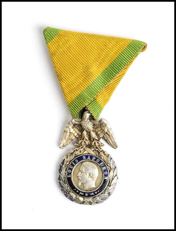 Type II military medal...  (Francia, II Impero...)  - Auction Militaria, Medals and Orders of Chivalry - Bertolami Fine Art - Casa d'Aste