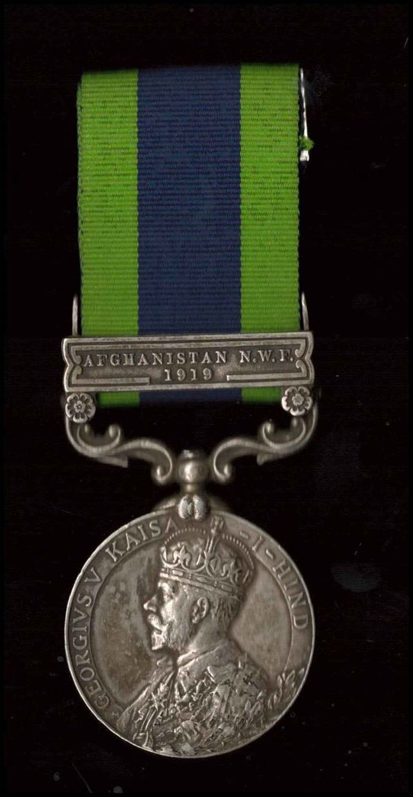 Medal for the Campaign of India, George V...