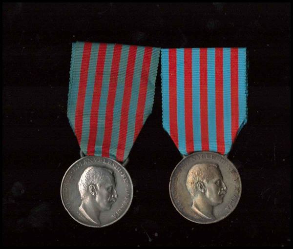 Lot of 2 medals from the Libyan campaign...  (Italia, Regno...)  - Auction Militaria, Medals and Orders of Chivalry - Bertolami Fine Art - Casa d'Aste