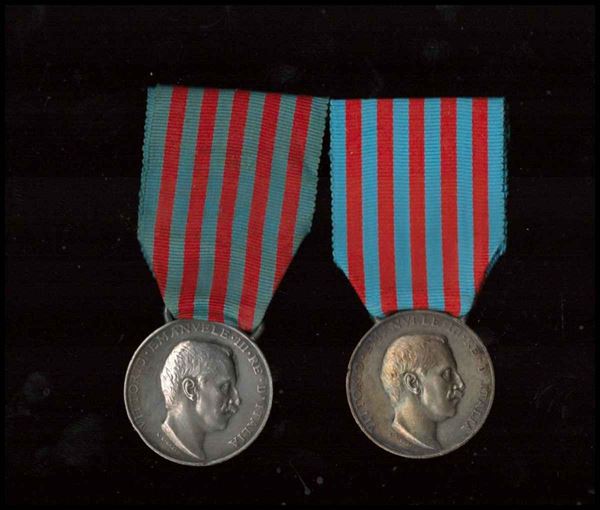 Lot of 2 medals from the Libyan campaign...