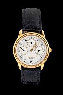 PIAGET: Triple Date automatico in oro, ref 15959, anni '90...