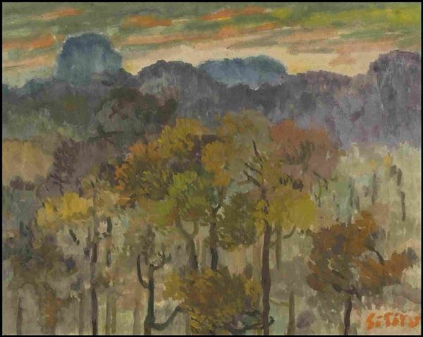 Vietnam, 1925-?

Paesaggio con alberi

Colori su carta, 40 x 50,5 cm

Firmato i...  - Asta Arte Asiatica e Tribale - Bertolami Fine Art - Casa d'Aste