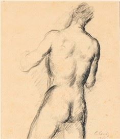 Nudo Maschile di Schiena, 1925
