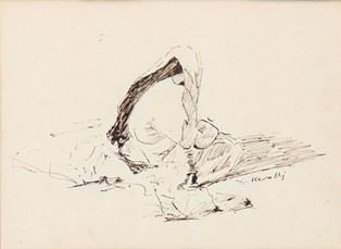 Domenico Morelli - Studio di Donna