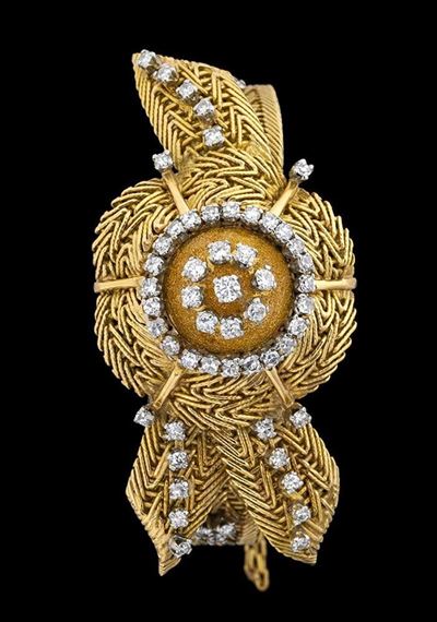Jaeger le Coultre: Orologio da Polso Lady Oro e Diamanti - 1957