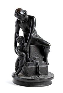 Cesare Biscarra (torino, 1866 - 1943) - Progetto per Fontana con Maternità, 1939