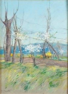 Paesaggio con Alberi in Fiore