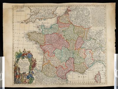 Le Royaume De France Fait Conforme Aux Cartes Imprimées Et Manuscrites, Dessiné