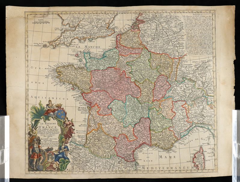 Le Royaume De France Fait Conforme Aux Cartes Imprimées Et Manuscrites, Dessiné