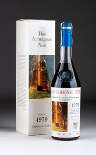 Château de Castex d'Armagnac, Bas Armagnac Noir 1979...  - Auction Vini e Distillati. Pregiati da Collezione e d'Annata. - Bertolami Fine Art - Casa d'Aste