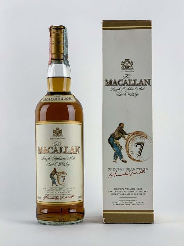 The Macallan 7 Years Old Single Malt Scotch Whisky...