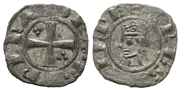 BRINDISI. Federico II  (1197-1250). Denaro. Mi. Emissione del 1225. MIR 276. CN...