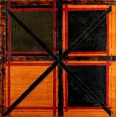 Senza titolo , 1978  - Tecnica mista su tavola, 100 x 100 cm  - Asta Dipinti, Disegni e Sculture dal XIX al XXI secolo e Collezione Cornelio Di Marzio - Bertolami Fine Art - Casa d'Aste