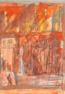 Mario Sironi - Composizione con Figure, Fine Anni '40