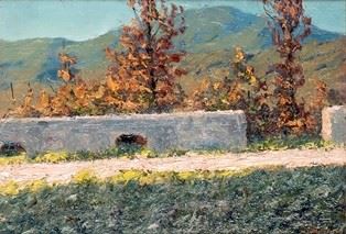 LIDIO AJMONE (Coggiola, 1884 - Andezeno, 1945) - Landscape