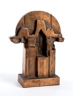 NINO CARUSO (Tripoli, 1928 - Roma, 2017) : Sculpture, 1988  - Bronze, 30 x 18 cm  - Auction Dipinti, Disegni e Sculture dal XIX al XXI secolo e Collezione Cornelio Di Marzio - Bertolami Fine Art - Casa d'Aste